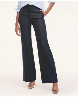 Brooks Brothers Women's Wool Trousers Navy Brooks Brothers