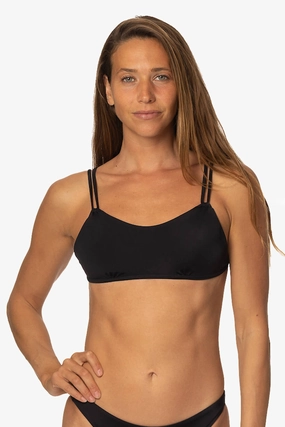 Burleigh Bikini Top - Black inclusive swimwear styles, all season swimwear options