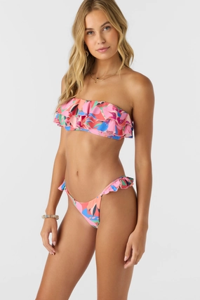 CABANA FLORAL JALISCO CHEEKY BOTTOMS classic women's swimwear, everyday swimwear for ladies