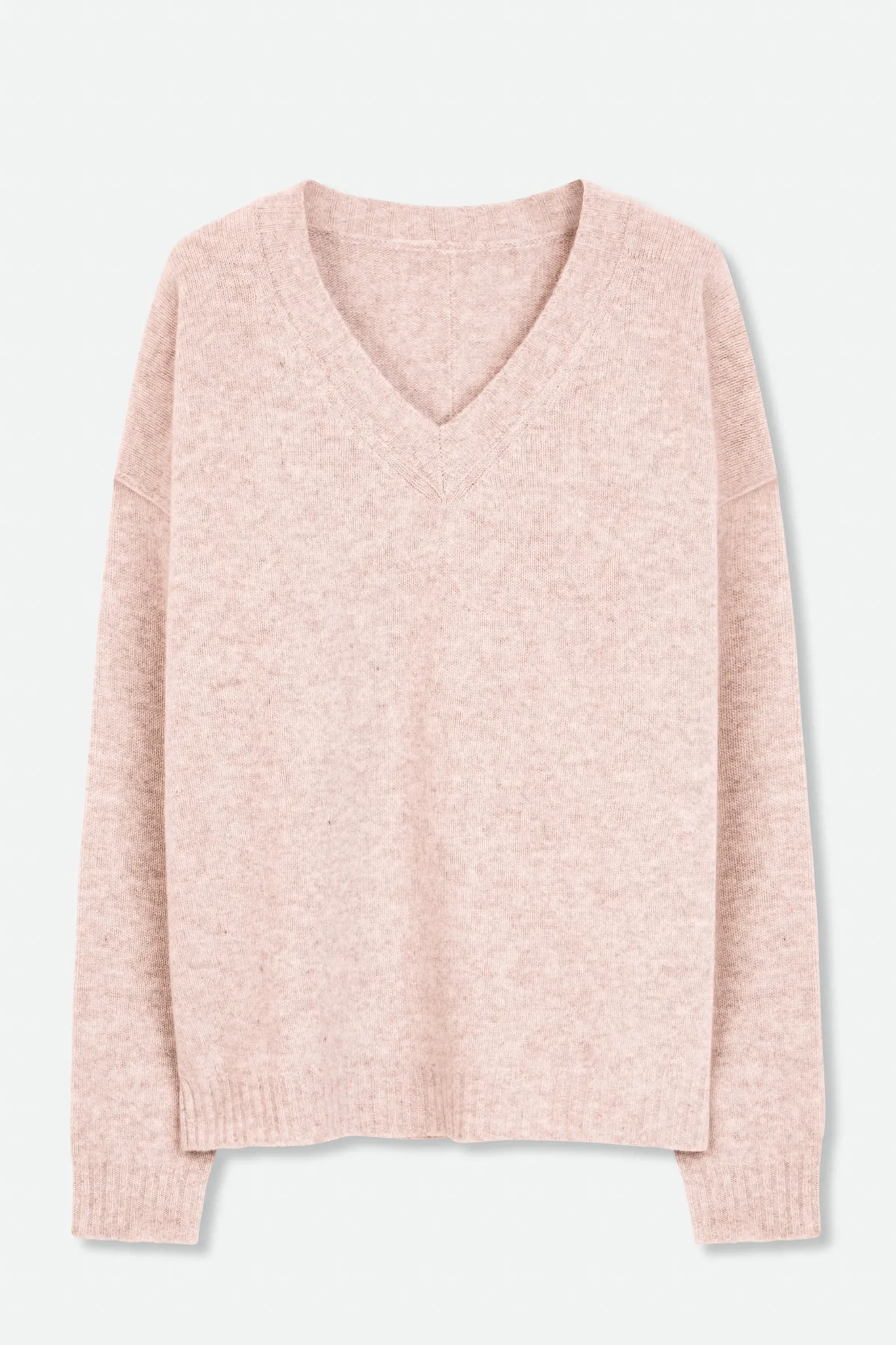 CAMILLE V NECK SWEATER IN PURE CASHMERE