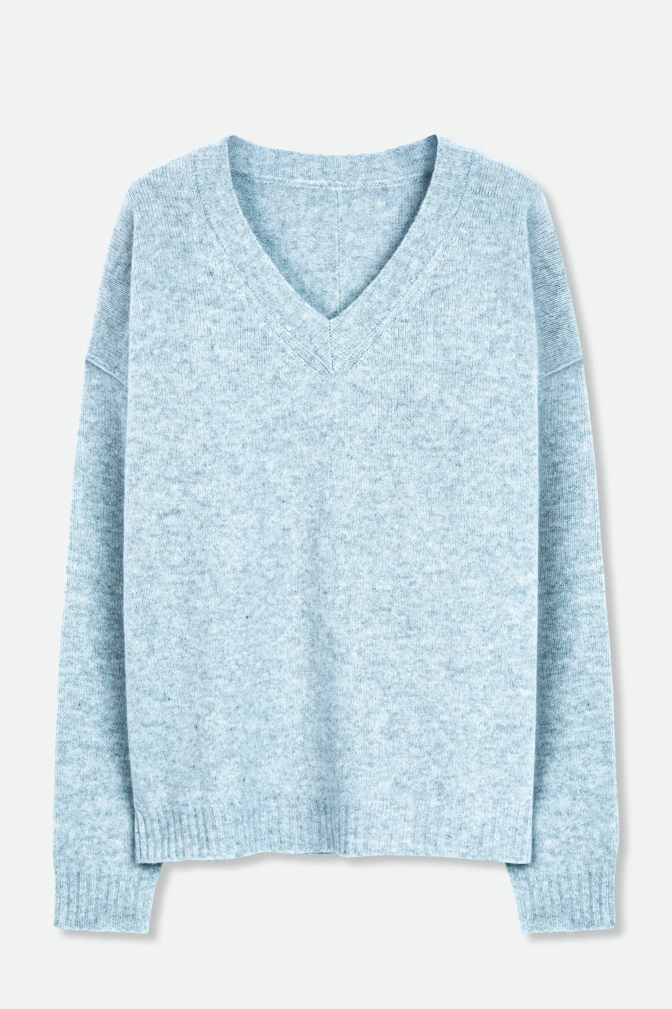 CAMILLE V NECK SWEATER IN PURE CASHMERE