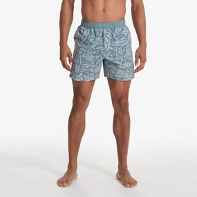 Cape Shorts In Ether Terrazzo mens full coverage swimwear, stylish mens swim trunks