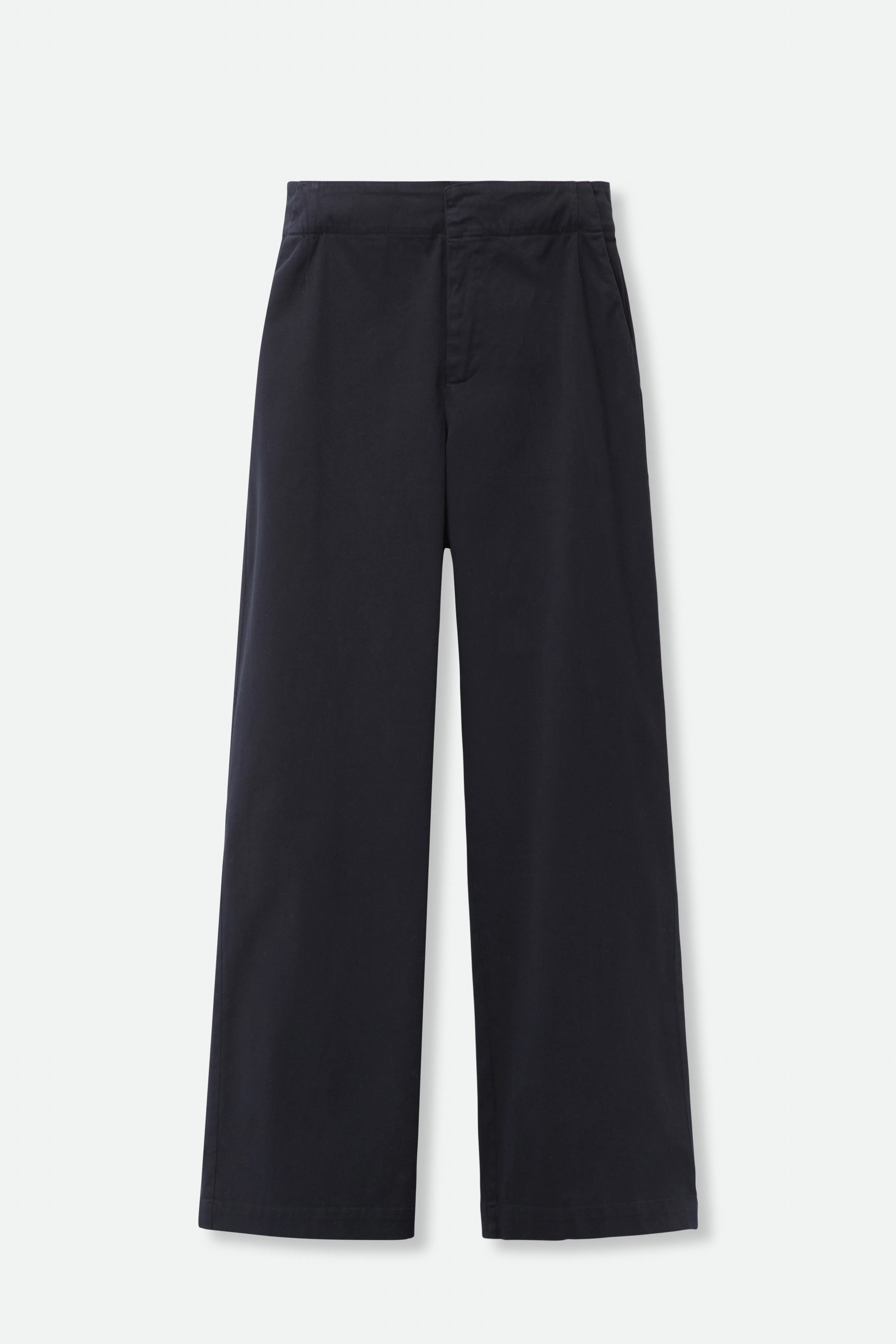 CARA PANT IN ITALIAN BRUSHED COTTON SATEEN