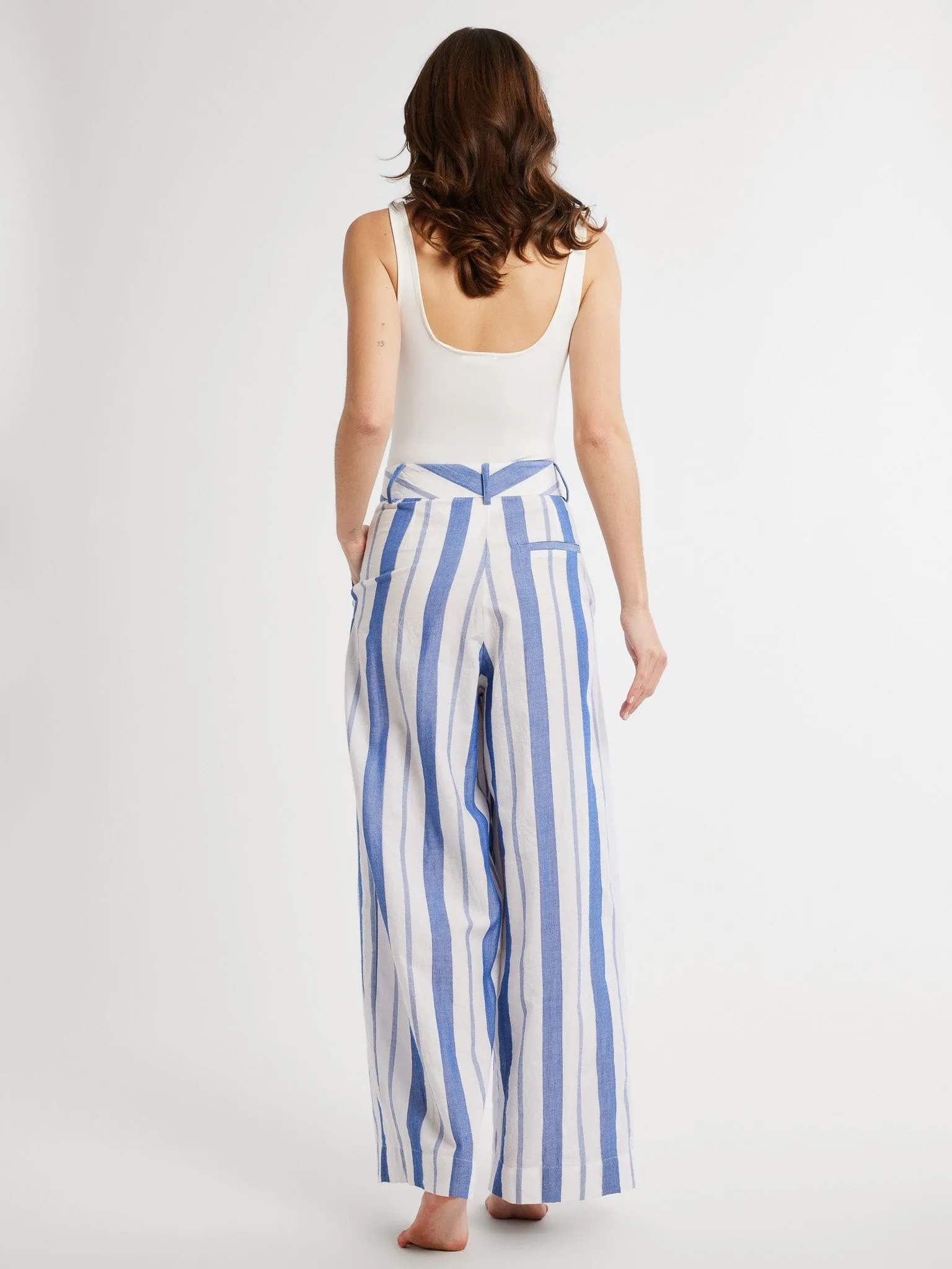 Cara Pant in Nantucket Stripe