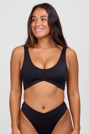 Cayla Bikini Top -  Black affordable swimwear for all, trendy swimwear for summer