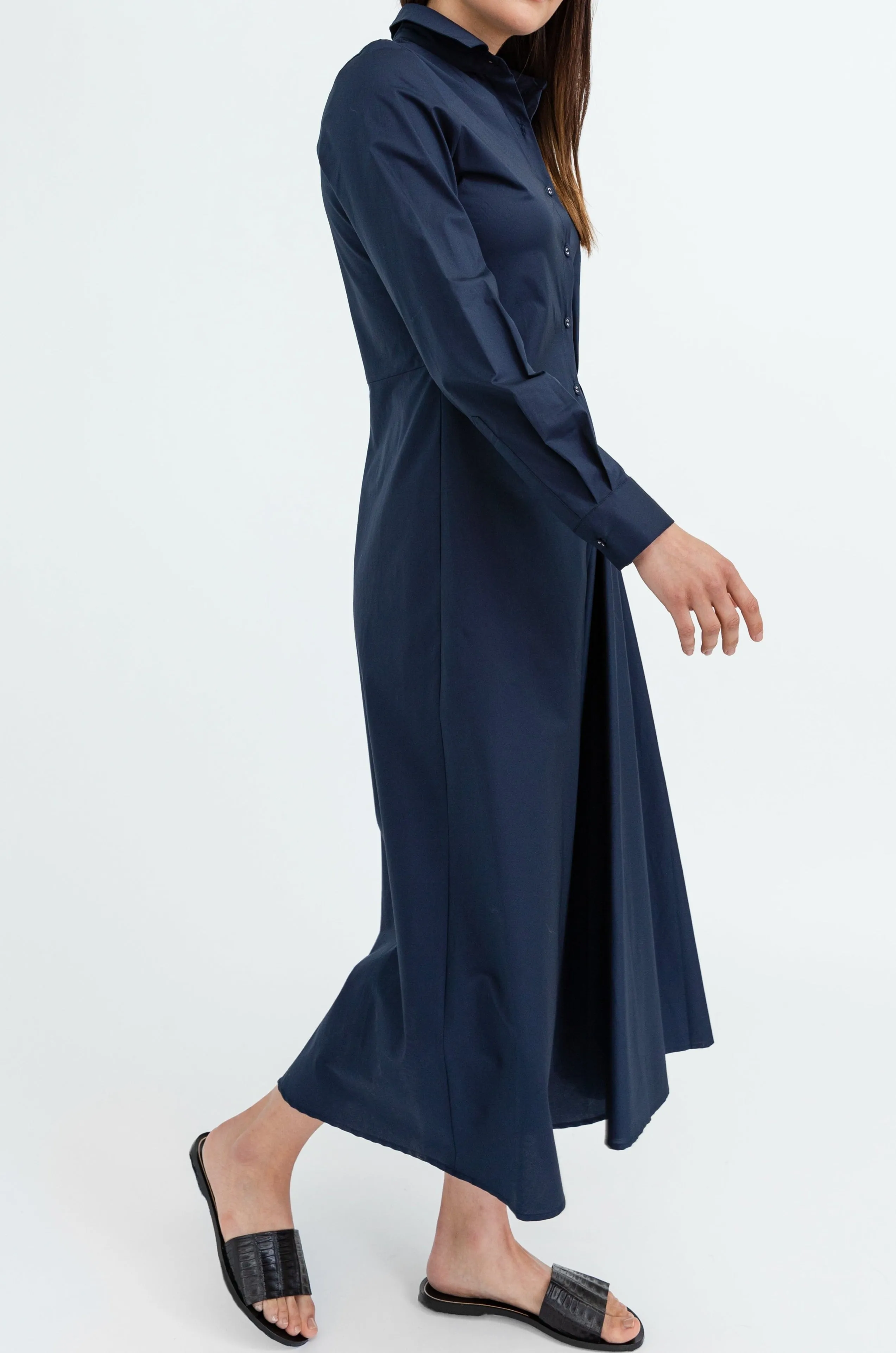 CECE DRESS IN ITALIAN STRETCH COTTON