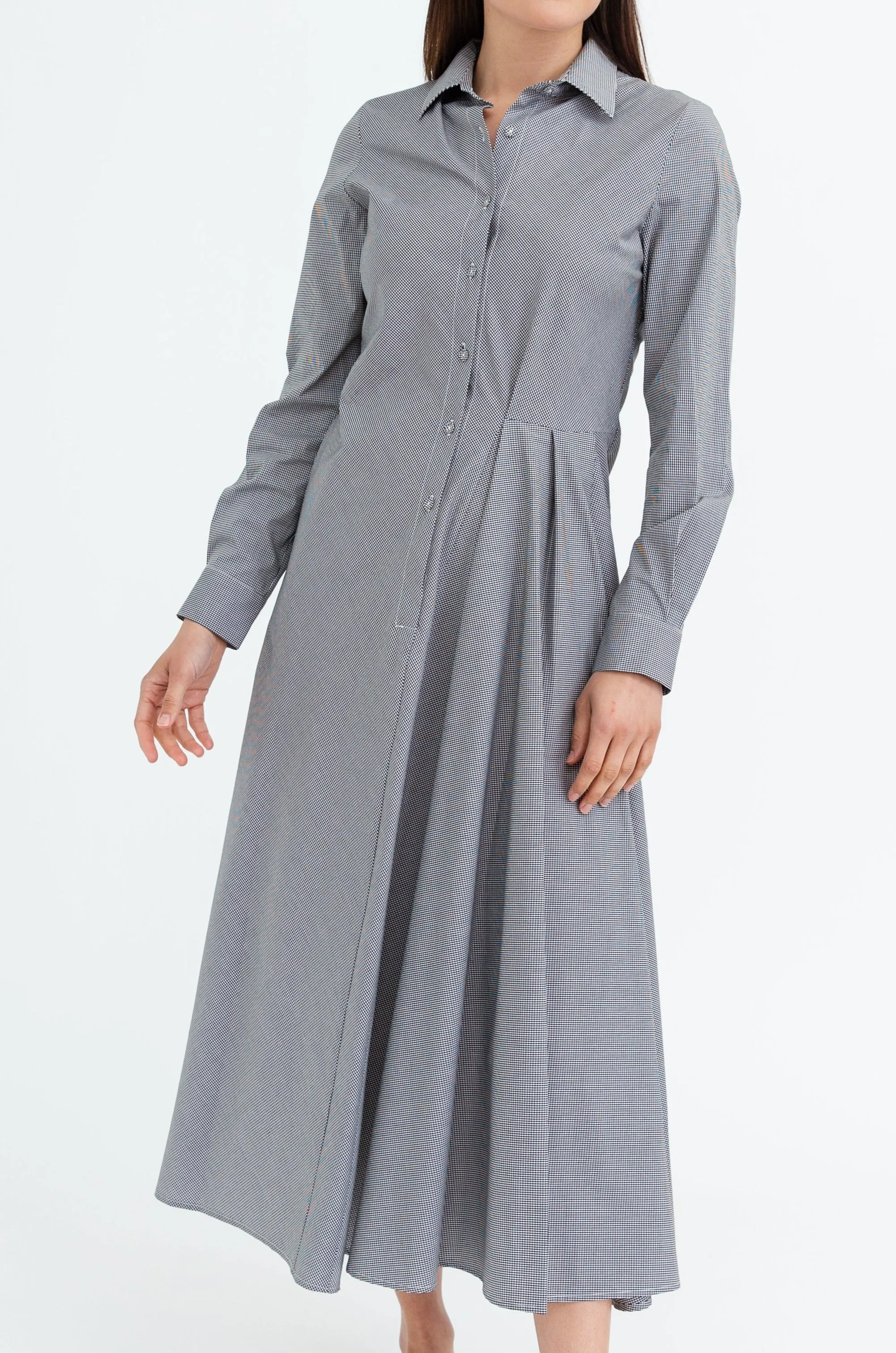 CECE DRESS IN ITALIAN STRETCH COTTON