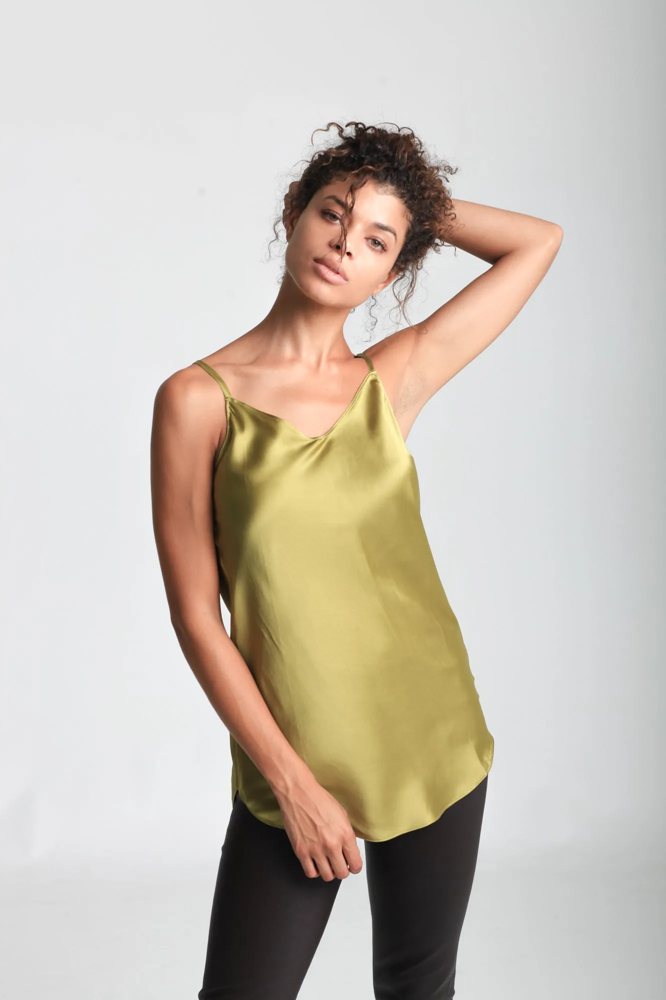 CECELIA CAMI IN STRETCH SILK