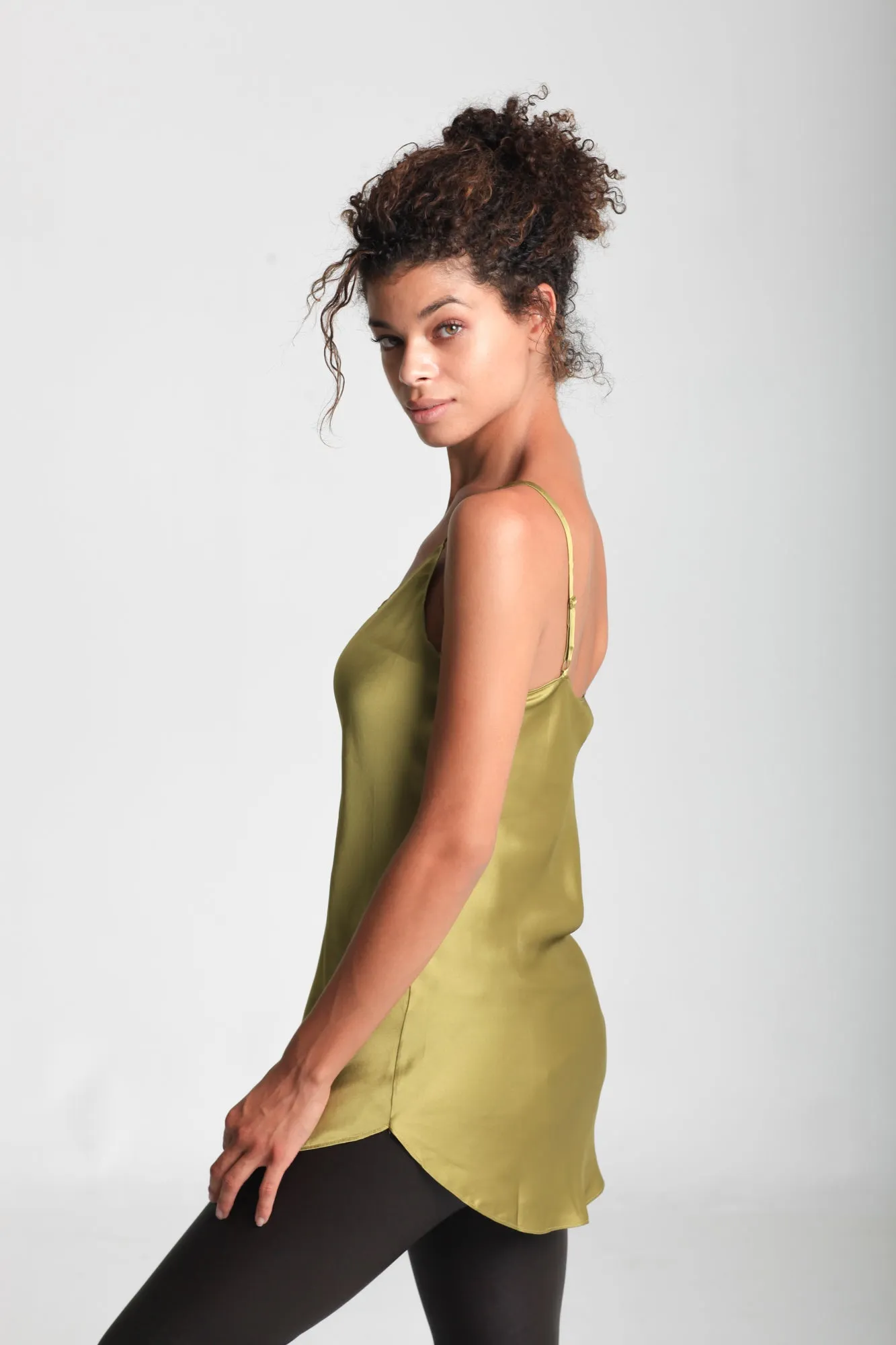CECELIA CAMI IN STRETCH SILK