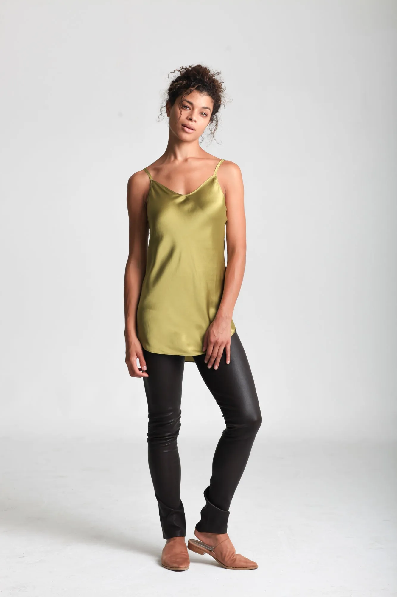 CECELIA CAMI IN STRETCH SILK