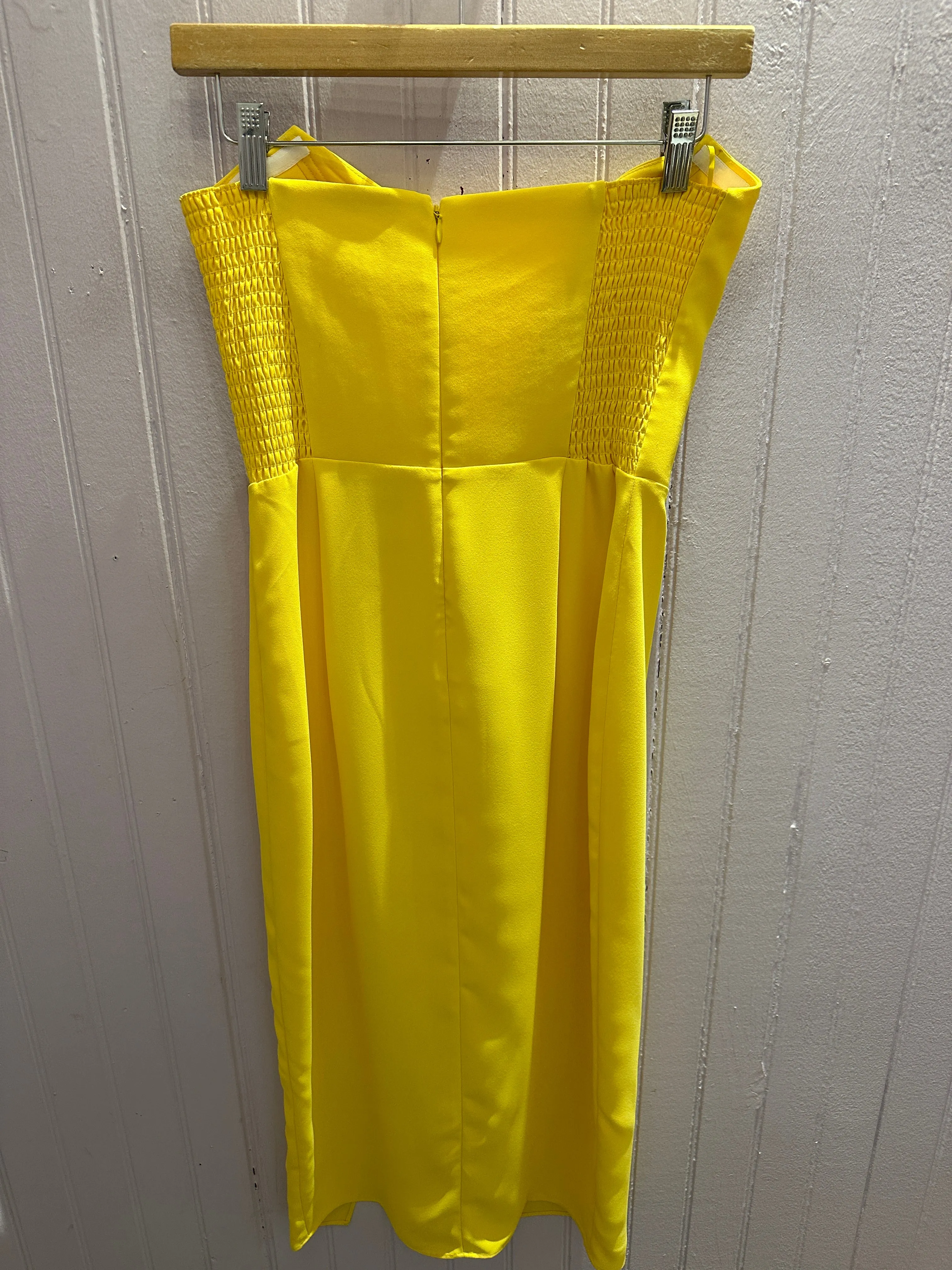Chamberlain Dress in Electric Yellow
