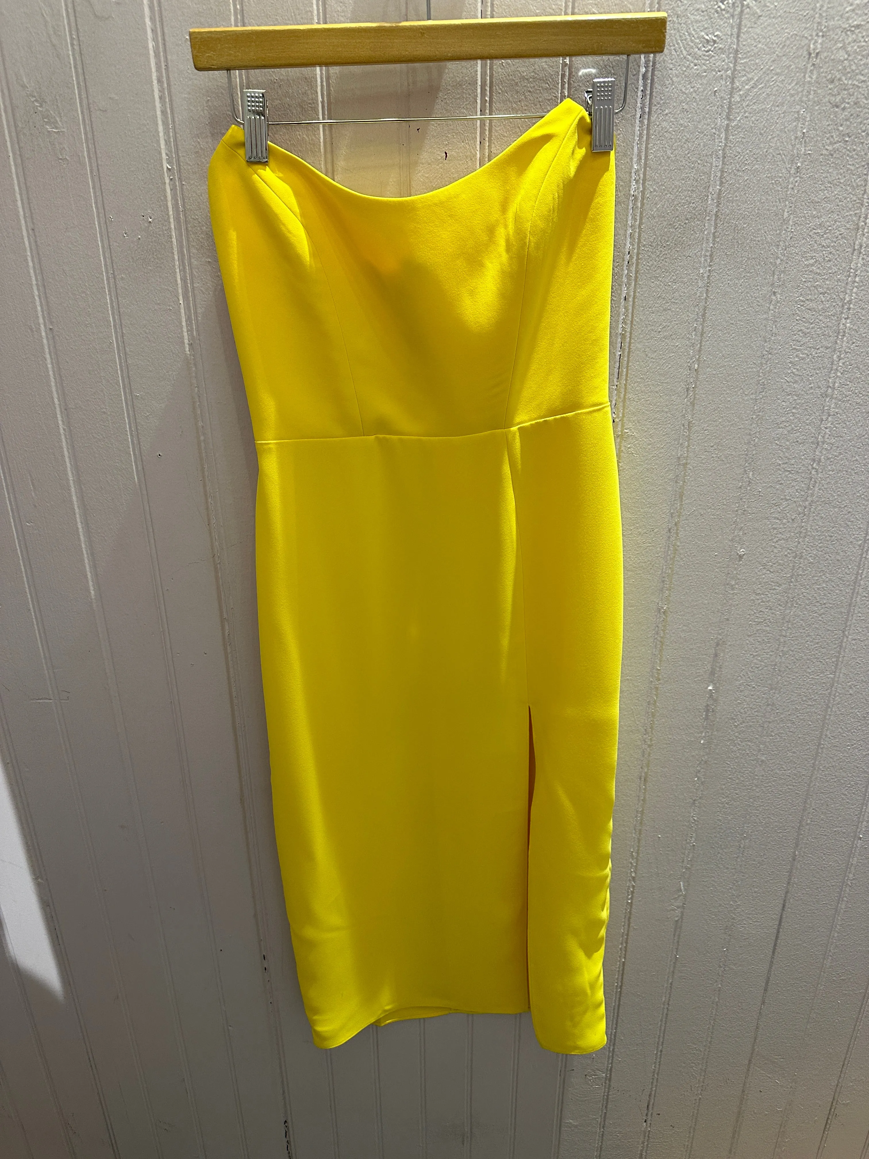 Chamberlain Dress in Electric Yellow