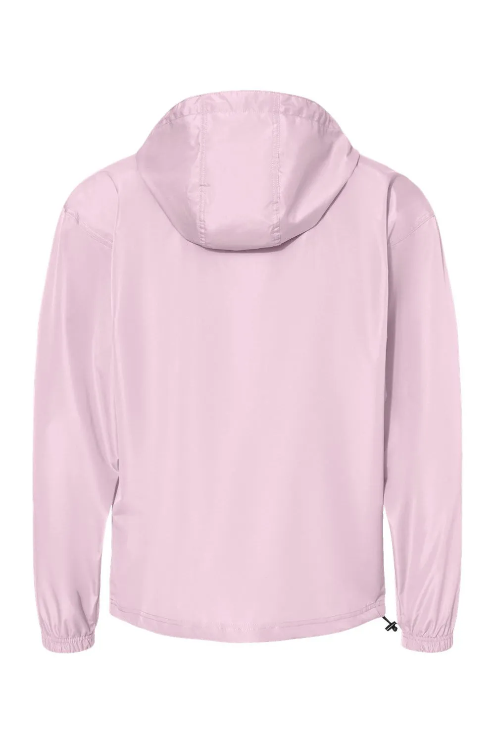 Champion Mens Packable Wind & Water Resistant Anorak 1/4 Zip Hooded Jacket - Candy Pink