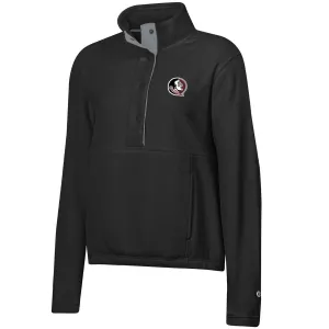 Champion Women's Seminole Logo Explorer Polar Fleece Jacket - Black Champion Clothing Women