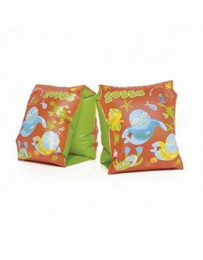 Childrens Swimbands - 1-6 Years - Orange/Green zoggs swimwear for women, zoggs goggles and swimsuits