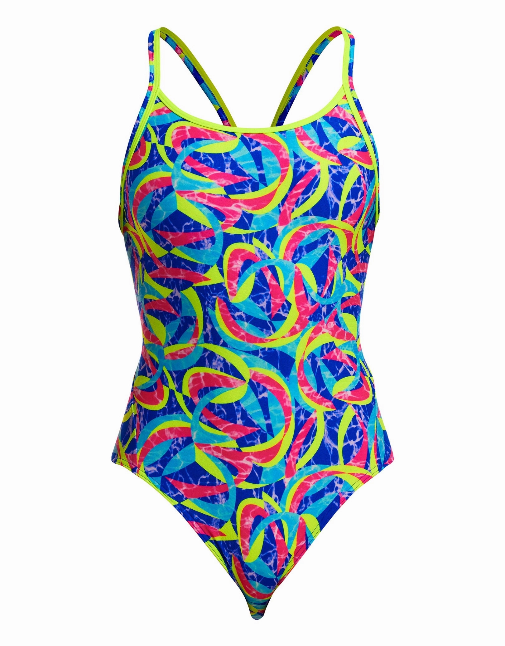 Choppy Waters Diamond Back Swimsuit - Multi