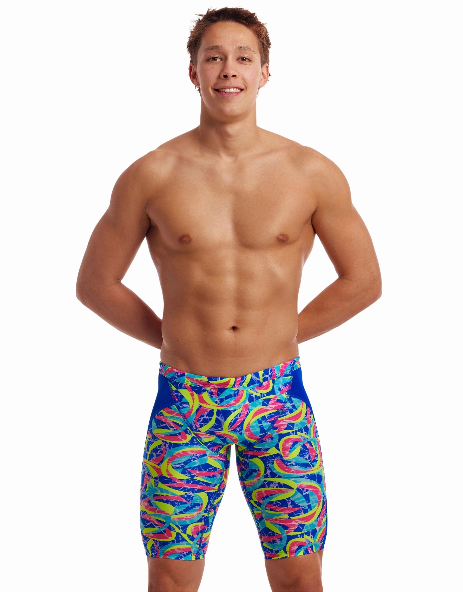 Choppy Waters Swim Training Jammers - Blue