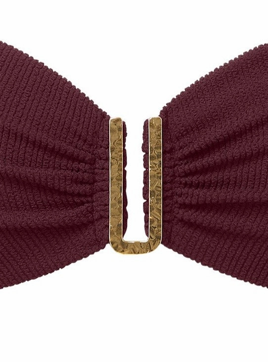 Cindy Swim Top Auburn Texture