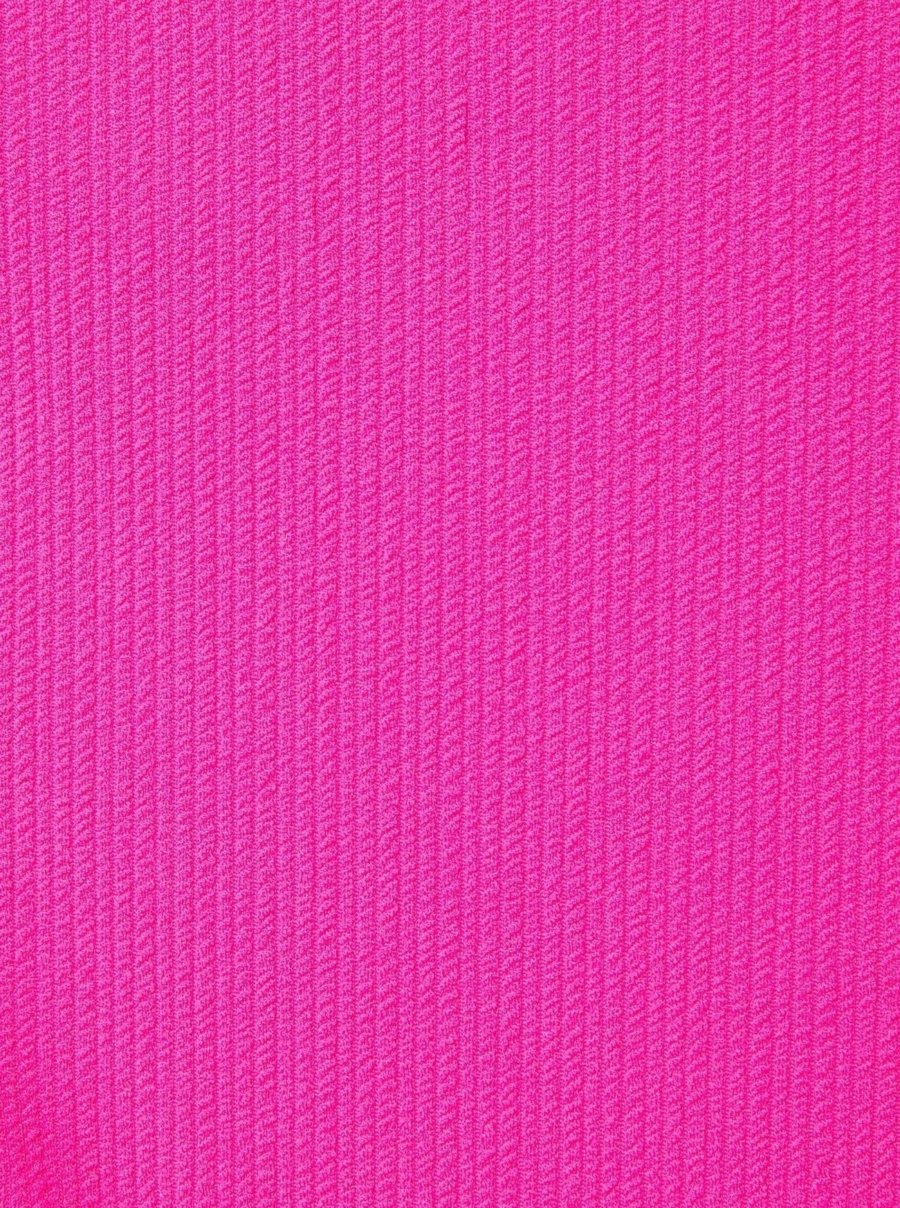 Cindy Top   Ring Trim Bottom in Shocking Pink Texture