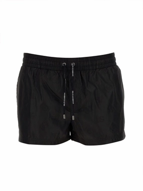 Classic Black Swimsuit With Elastic Waistband summer mens swimwear, mens athletic swimwear