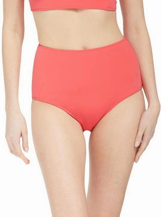 Classic High Waist Bottom Coral Red