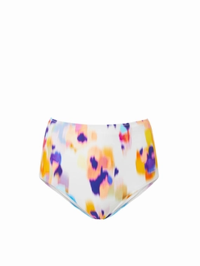 Classic High Waist Bottom Floral Ikat high waist swimwear women, swimsuit for women beachwear