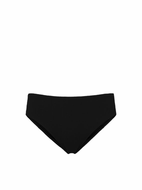 Classic Midrise Bottom Black Texture fashionable beach swimwear, modern womens bikinis