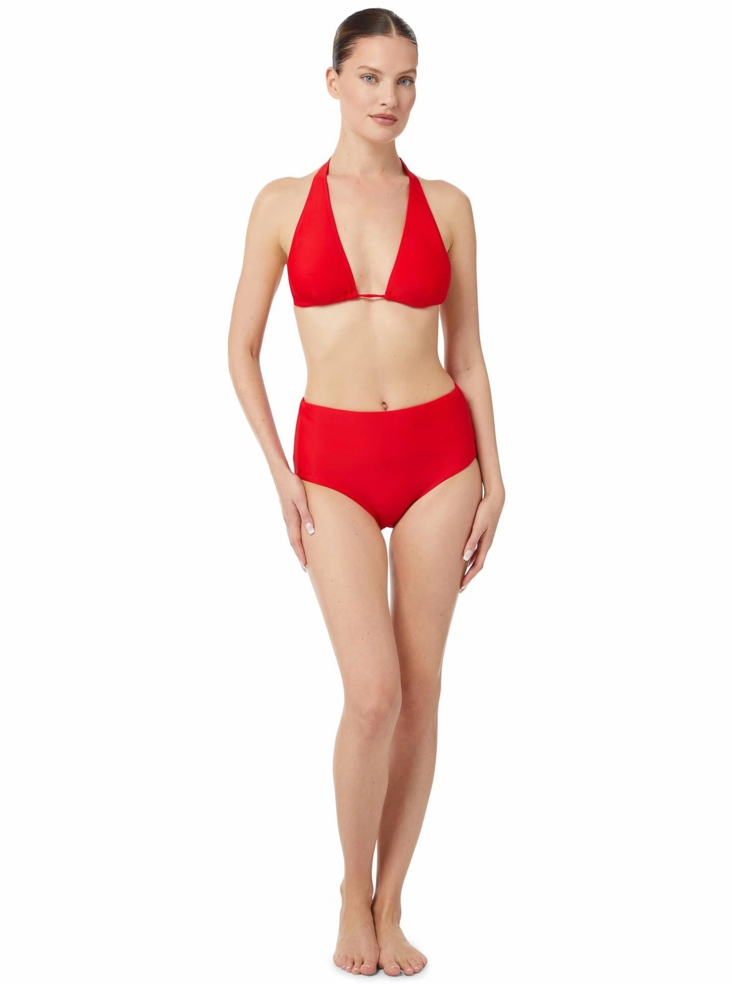 Classic Midrise Bottom Cherry Red