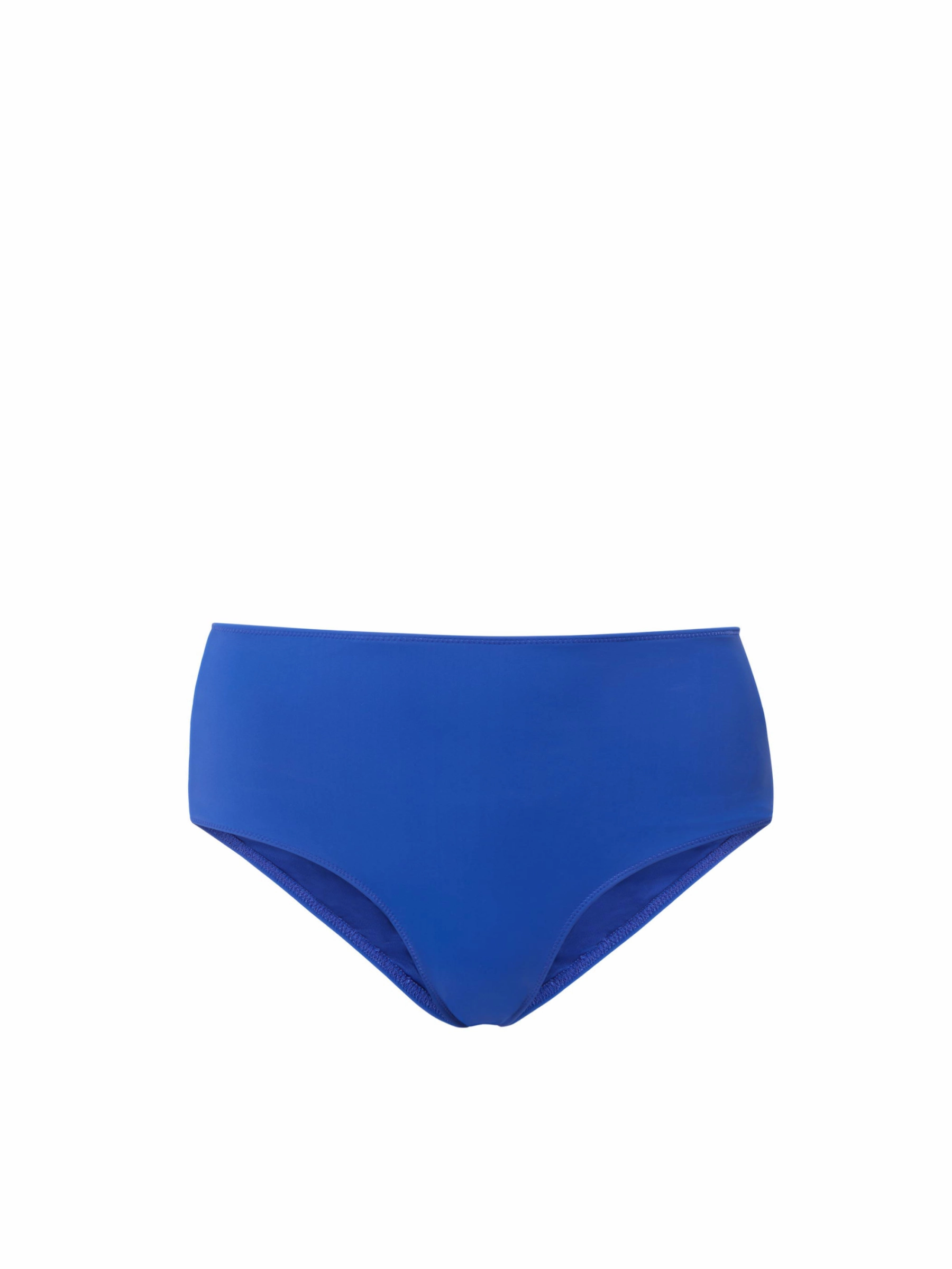 Classic Midrise Bottom Cobalt high waist swimwear women, swimsuit for women beachwear