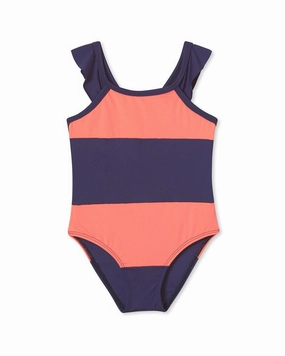 Classic Prep Mira Ruffle One-Piece cute swimsuits for teen girls, modest teen swimwear