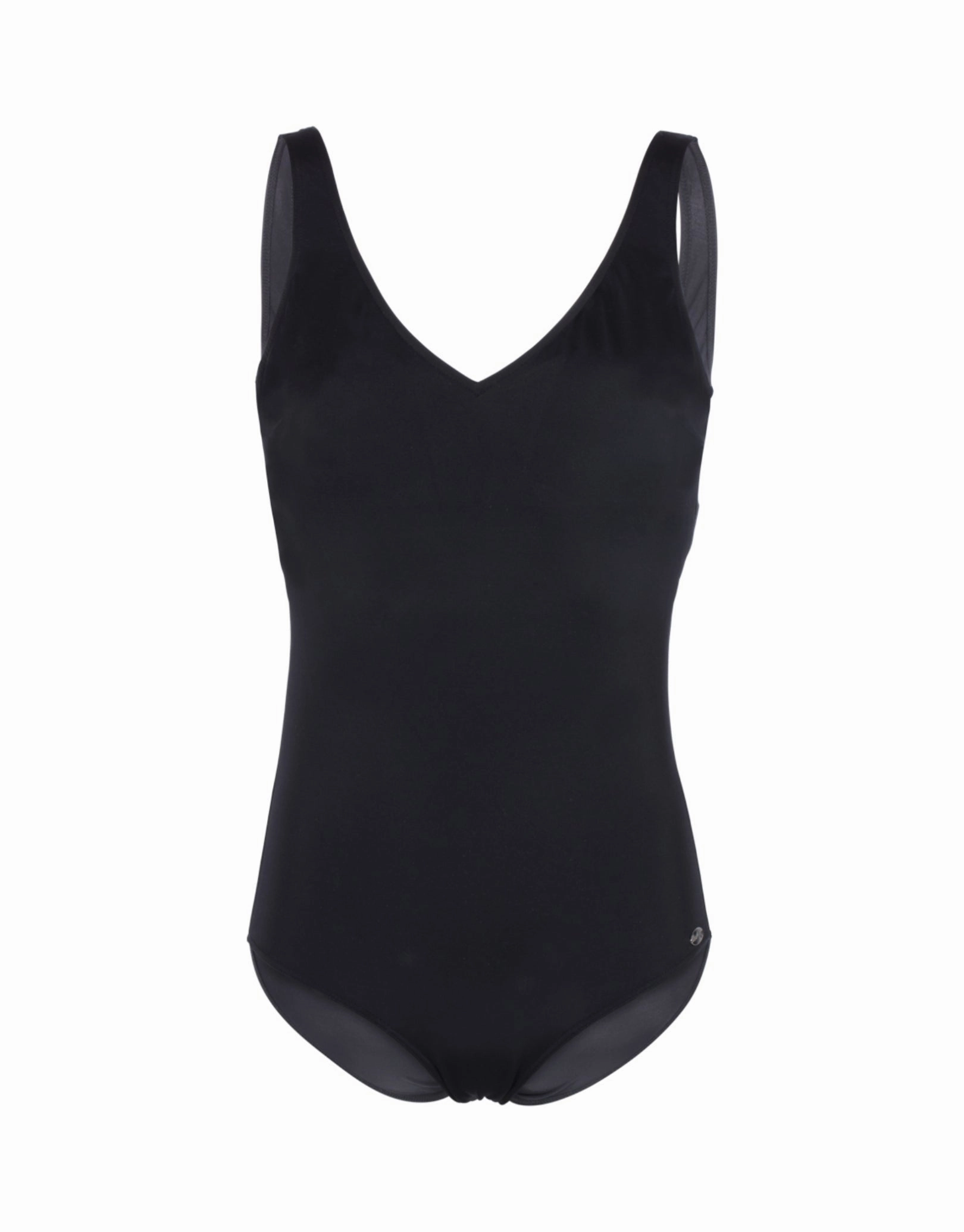Classic V-Back Swimsuit - Black fashy swimwear collection, fashy thermal swimwear