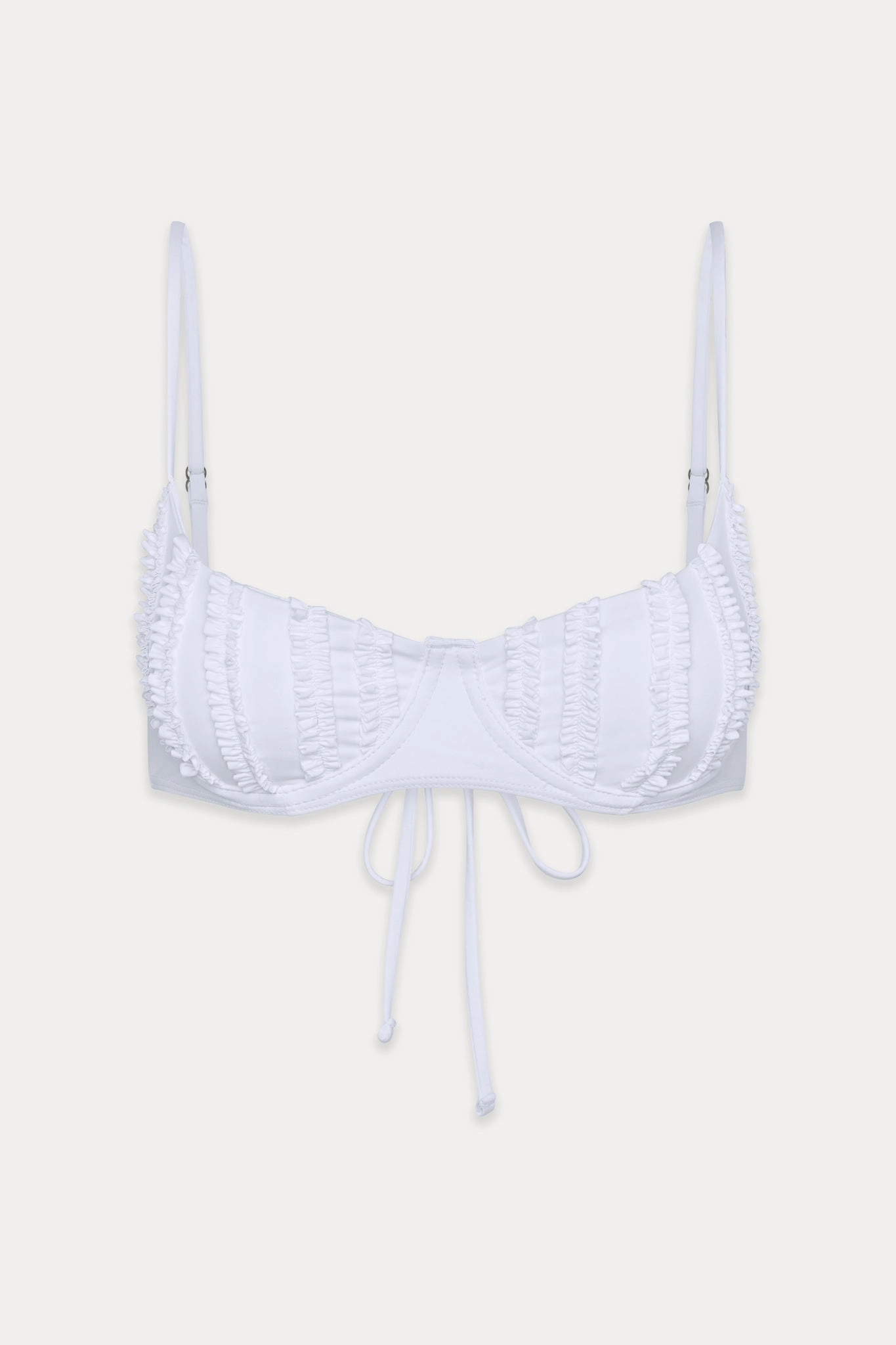 Cola Underwire Bikini Top - Optic White