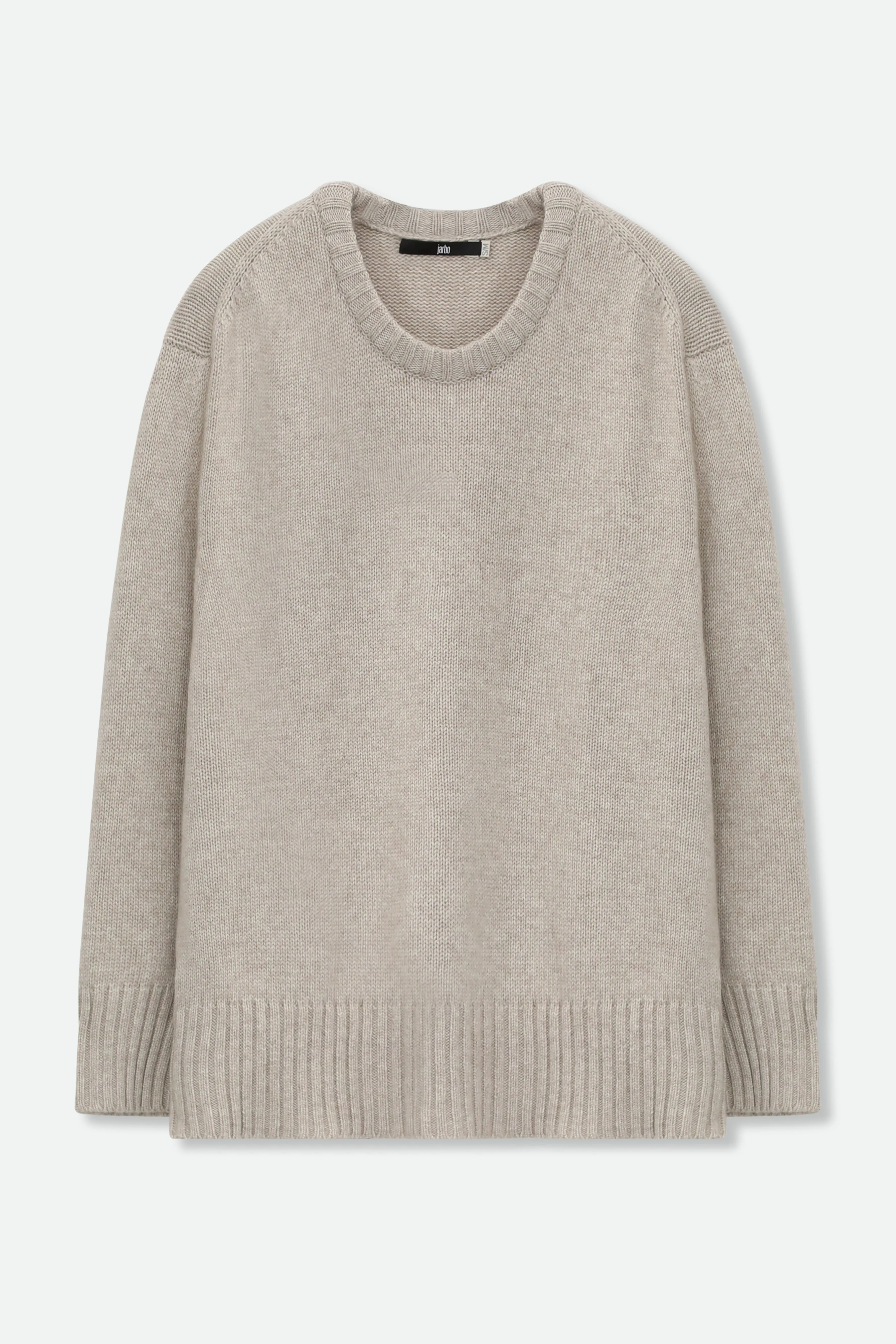COLETTE CREWNECK SWEATER IN CASHMERE MERINO 4 PLY KNIT