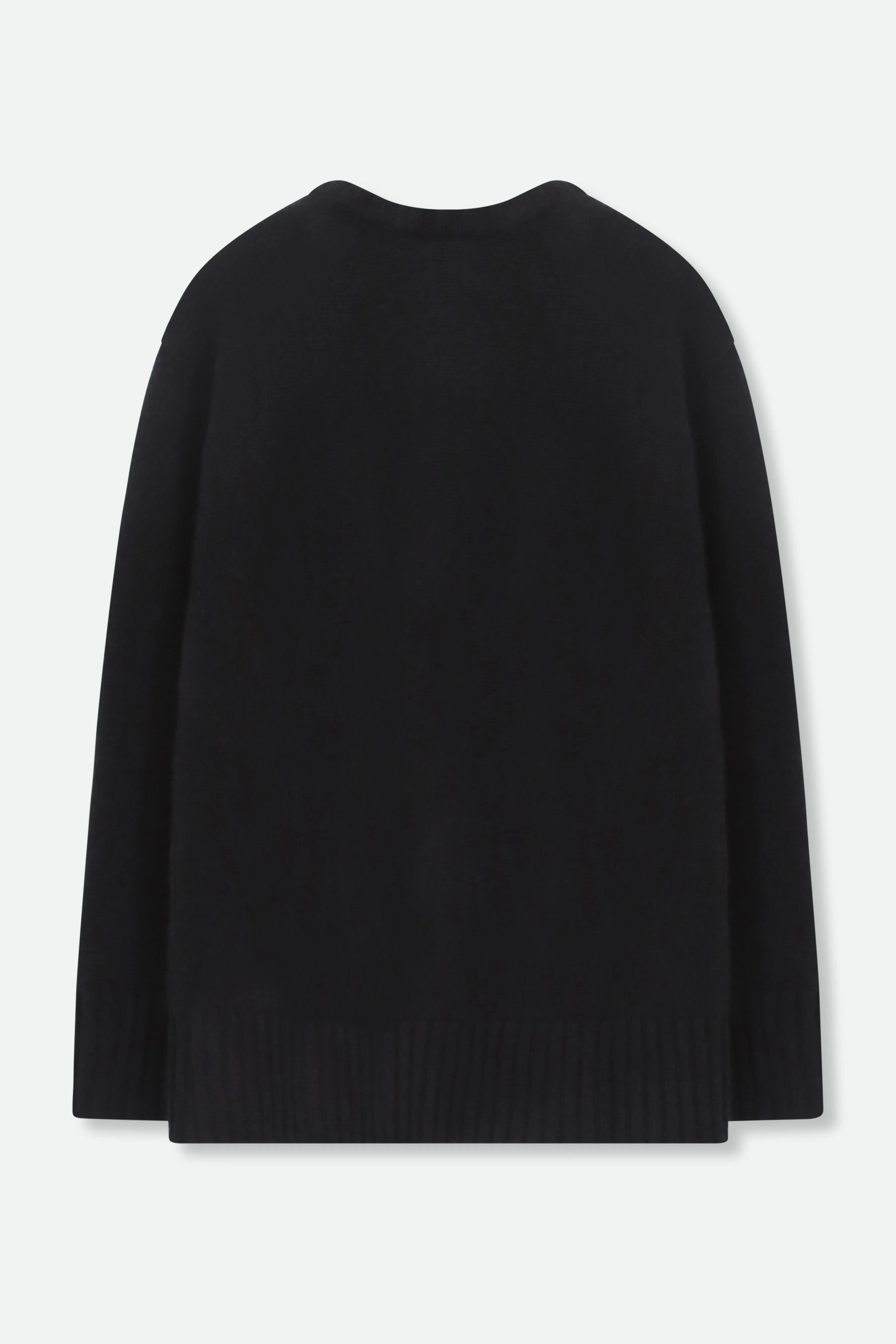 COLETTE CREWNECK SWEATER IN CASHMERE MERINO 4 PLY KNIT