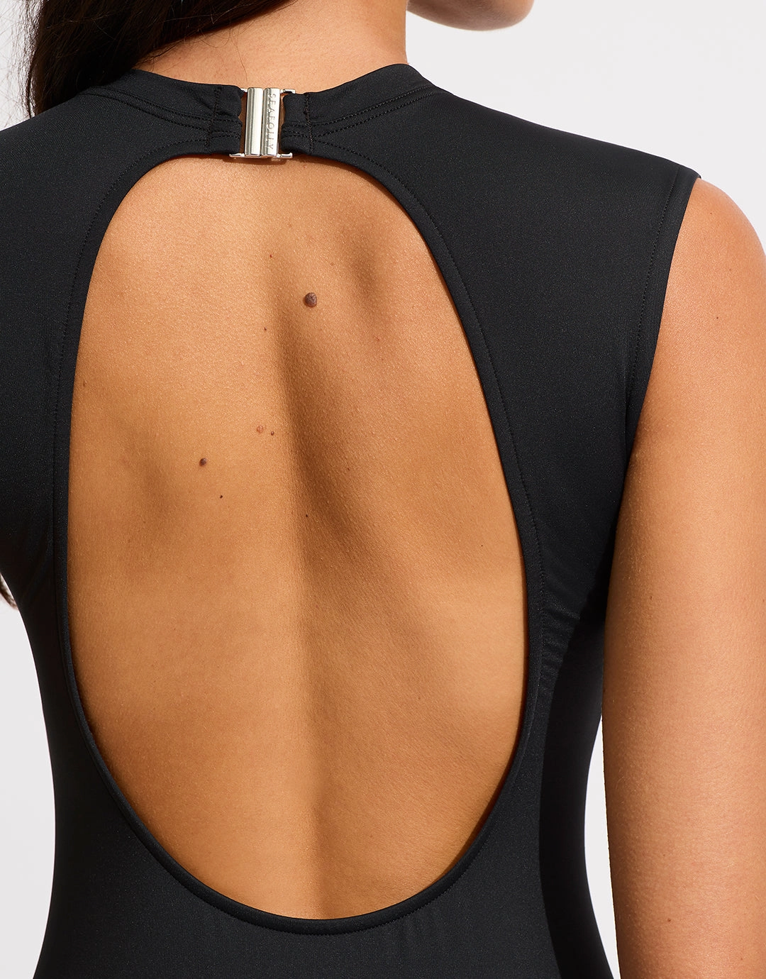 Collective Cap Sleeved Swimsuit - Black