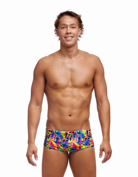 Colour Funk Sidewinder Trunks - Multi casual mens swimwear, affordable swimwear for men