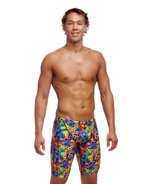 Colour Funk Swim Training Jammers - Multi funky trunks swim shorts, mens funky trunks swimwear