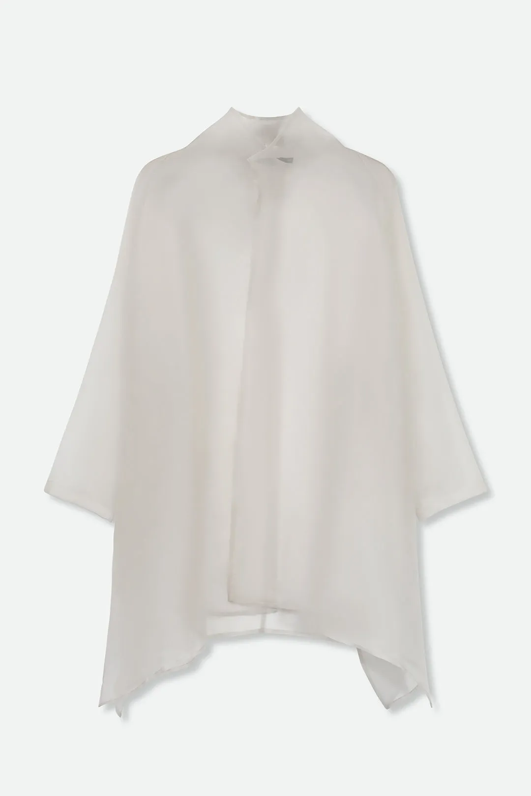 CORTINA IN SILK ORGANZA IN PLATINUM