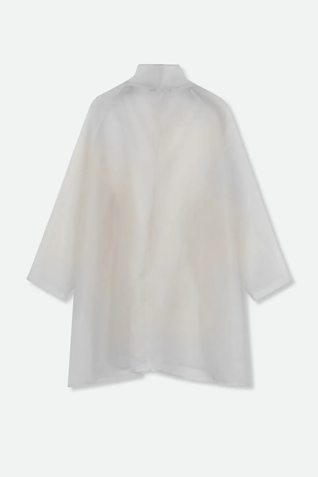 CORTINA IN SILK ORGANZA IN PLATINUM