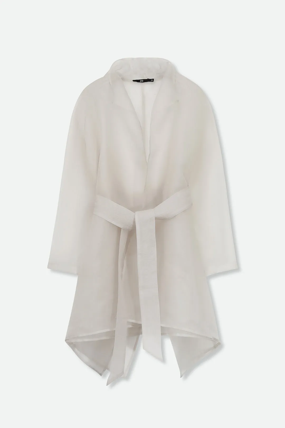 CORTINA IN SILK ORGANZA IN PLATINUM