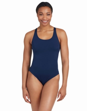 Cottesloe Powerback Swimsuit - Navy zoggs swimwear for women, zoggs goggles and swimsuits