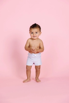 Cotton Purple | Baby Euro Shorts boys summer swimwear, boys rash guard swim sets