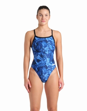 Crackle Challenge Back Swimsuit - Black/Team Royal arena swimwear for men, arena competitive swimsuits