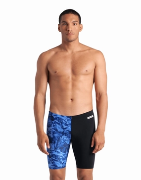 Crackle Swim Jammer - Black/Team Royal arena swimwear for men, arena competitive swimsuits