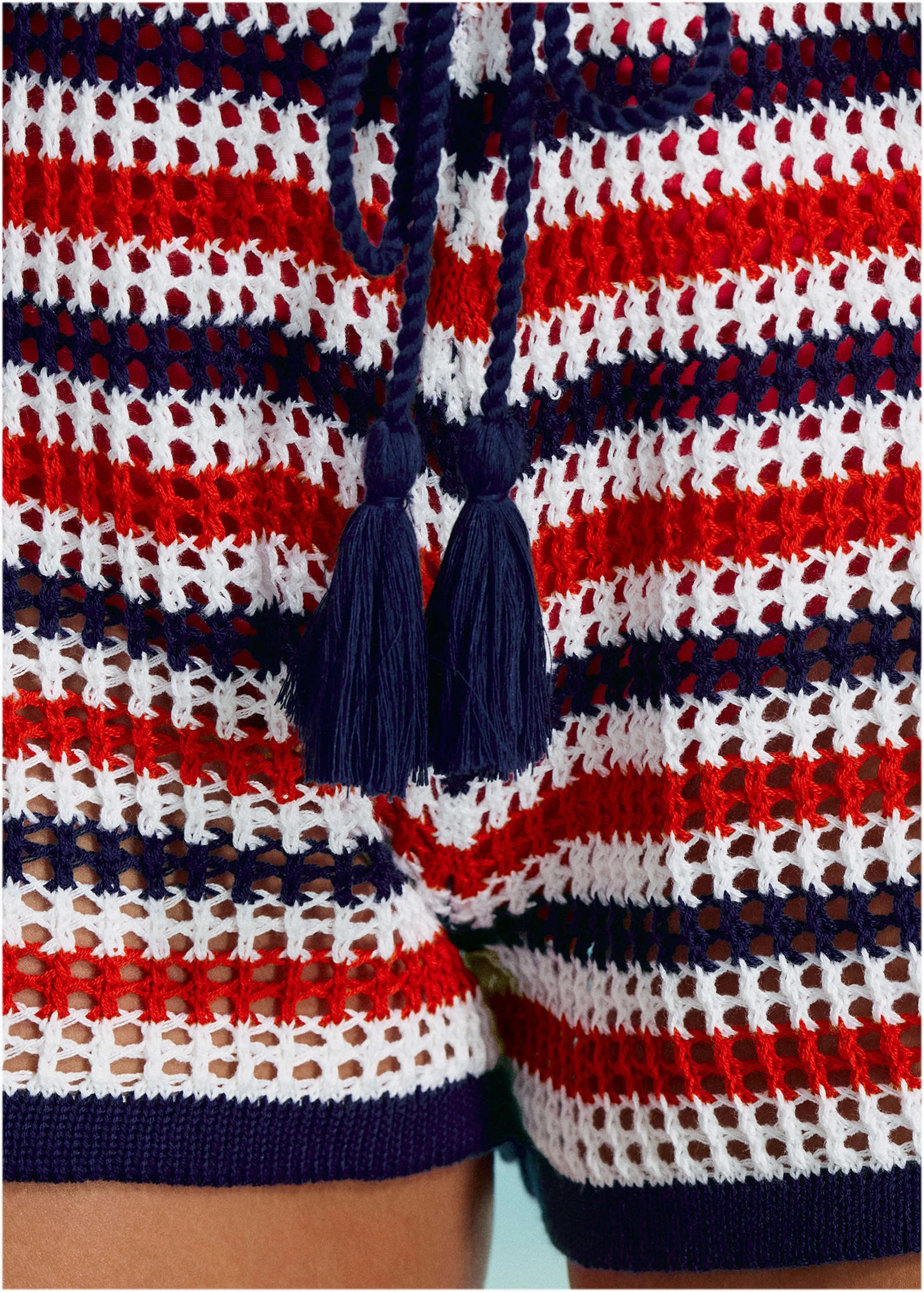 Crochet Cover-Up Shorts - Americana