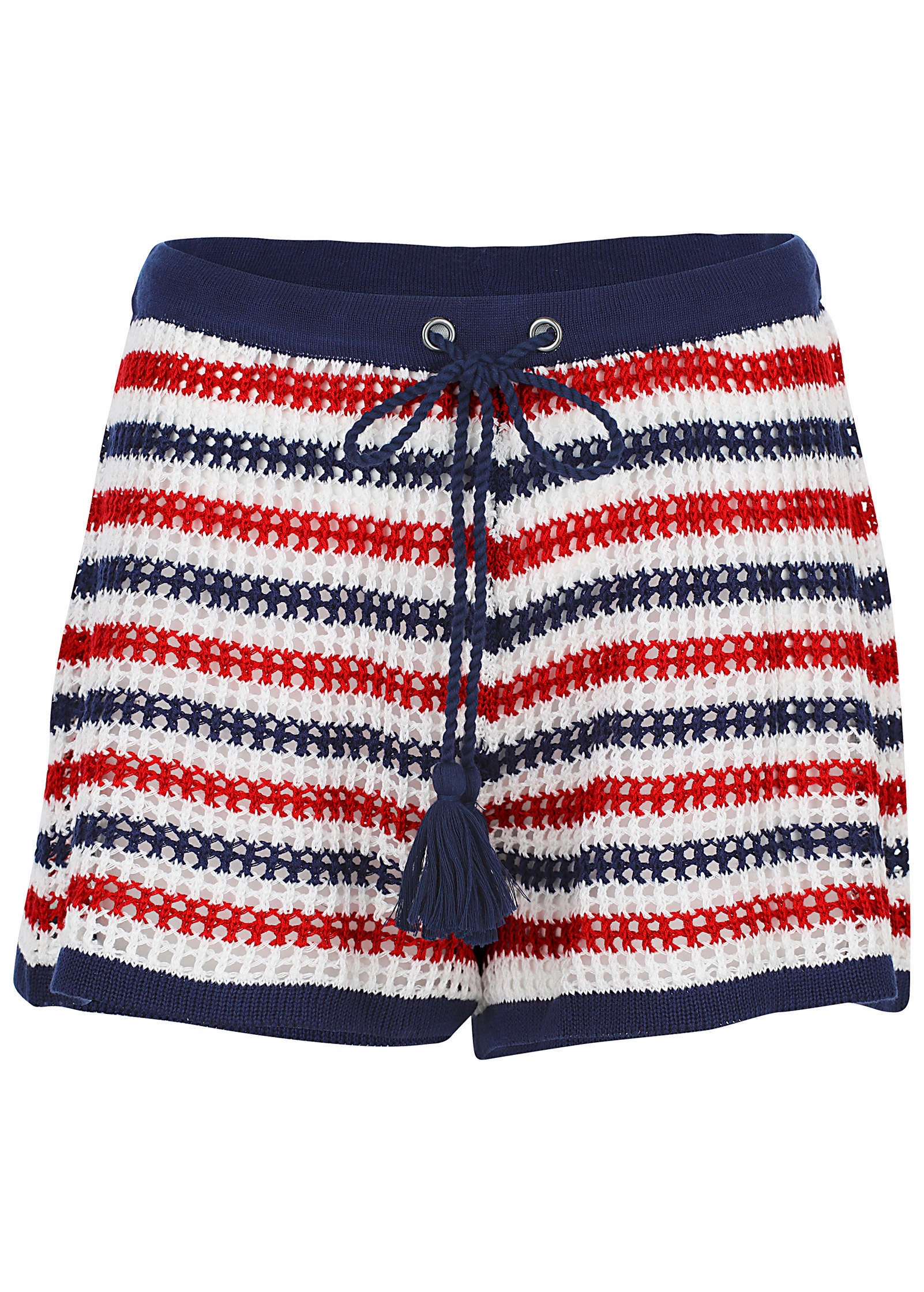 Crochet Cover-Up Shorts - Americana