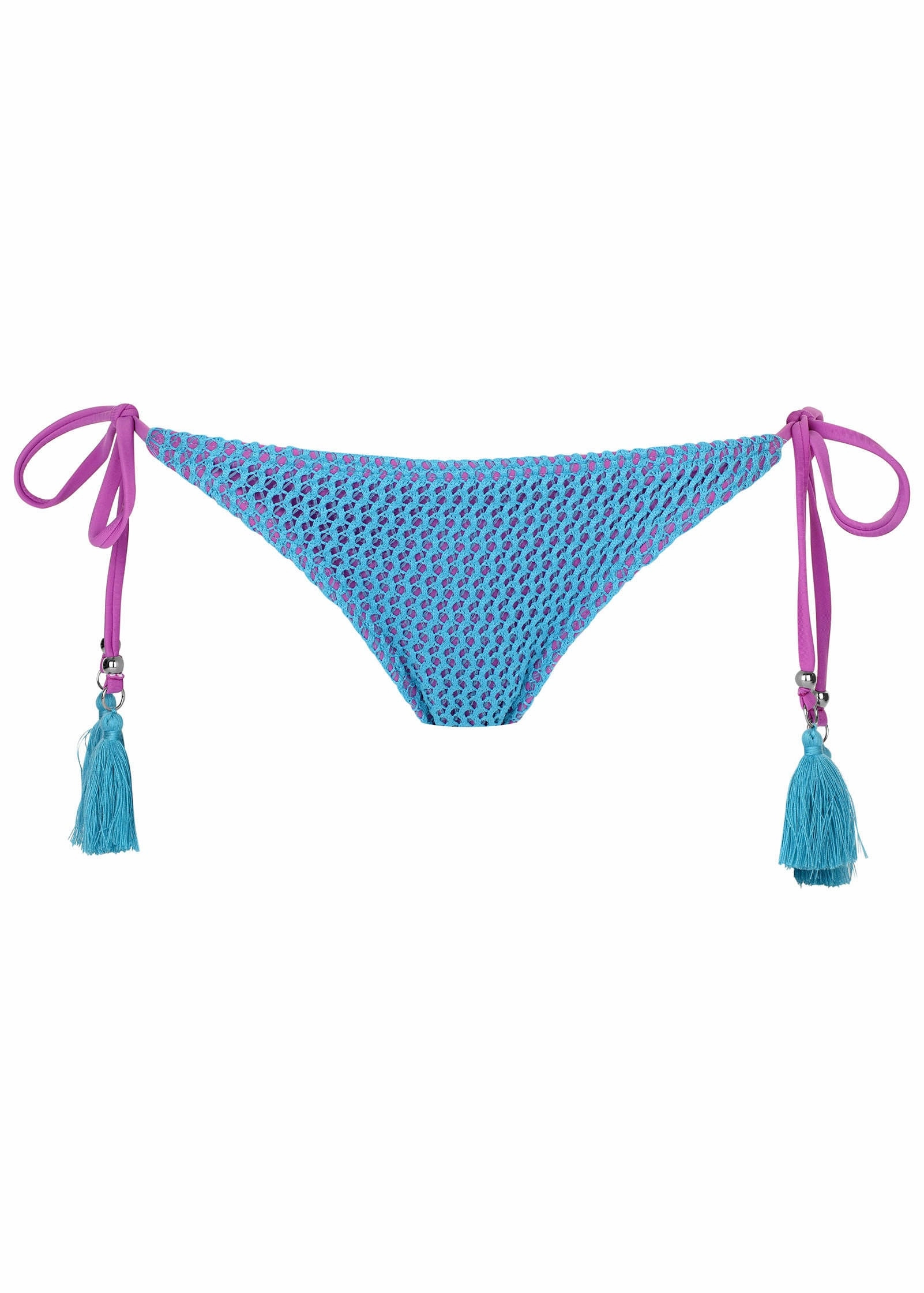Crochet Key West Bottom - Aqua Orchid