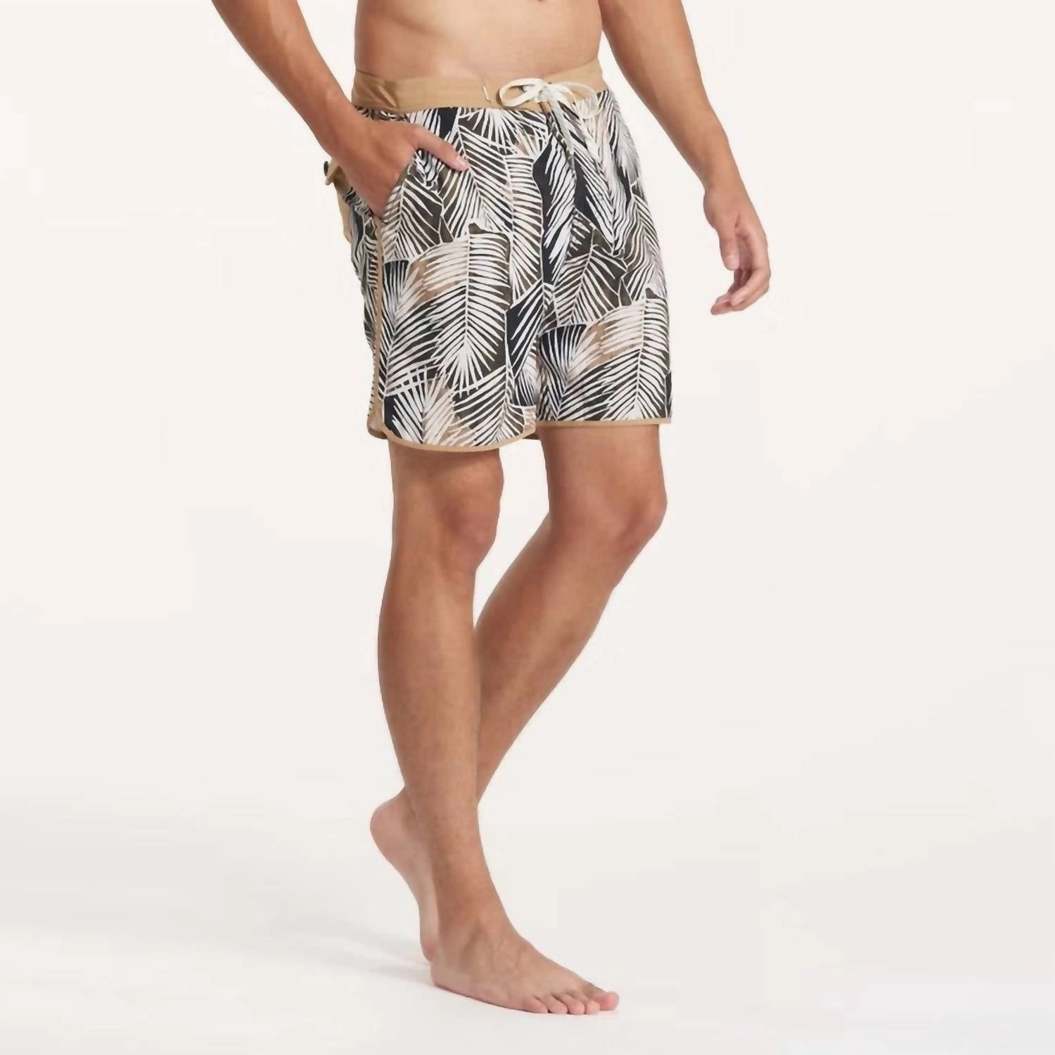 Cruise Boardshort In Wheat Fronds