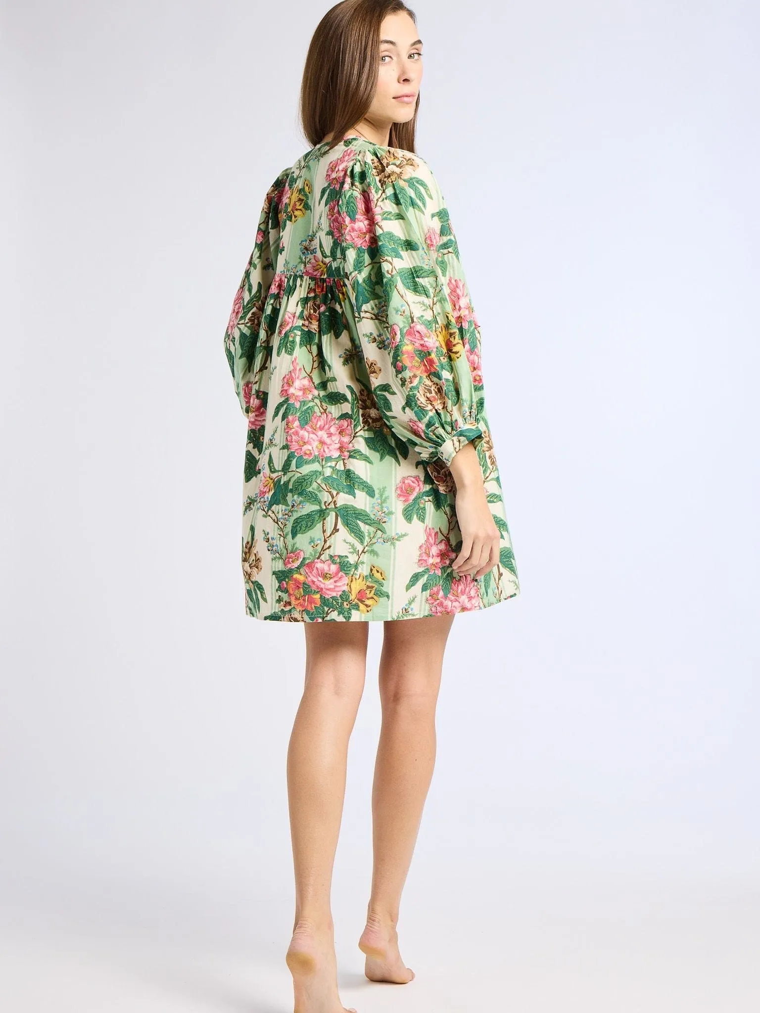 Daisy Dress in Garden Stripe