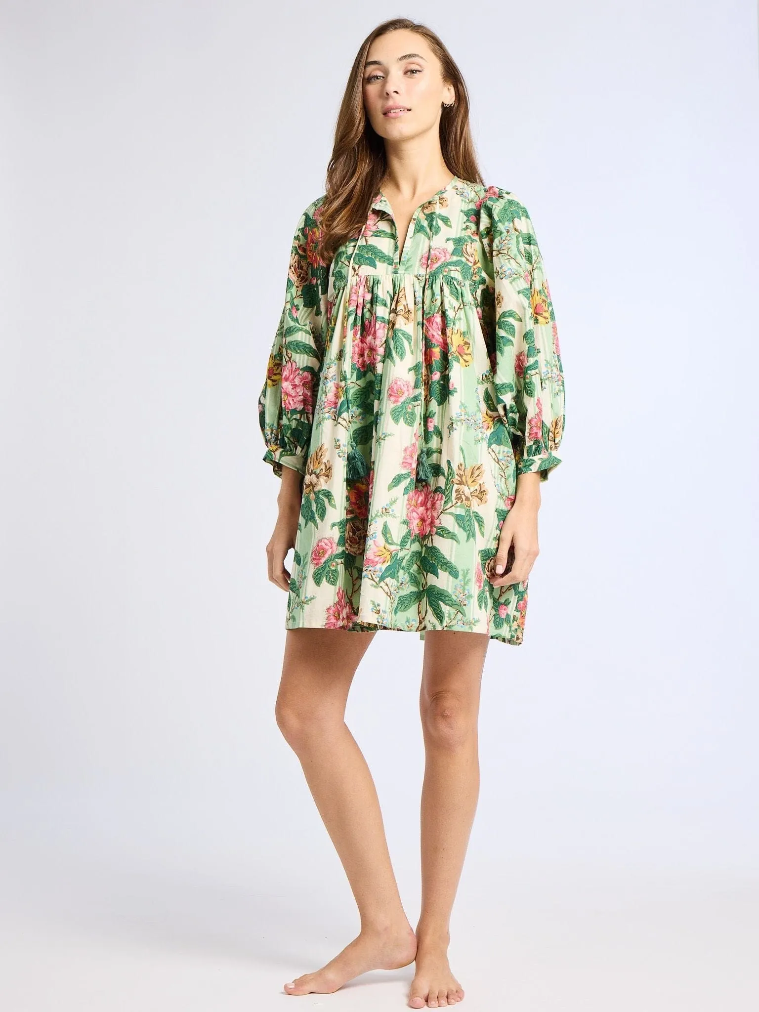 Daisy Dress in Garden Stripe